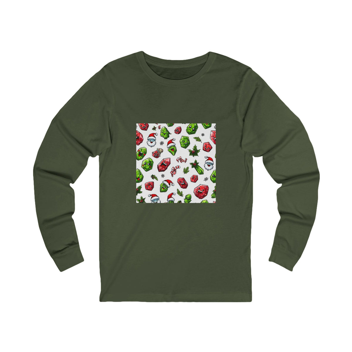 Christmas Crystal Cheer Long Sleeve T-Shirt