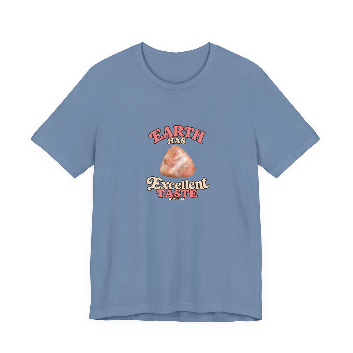 Earth Has Excellent Taste — Peach Moonstone Tee | Forest & Ocean