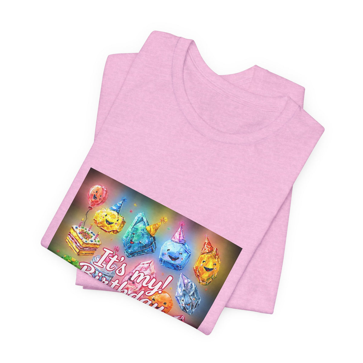 It's My Birthday Crystal Party T-Shirt | Pinks & Orchid