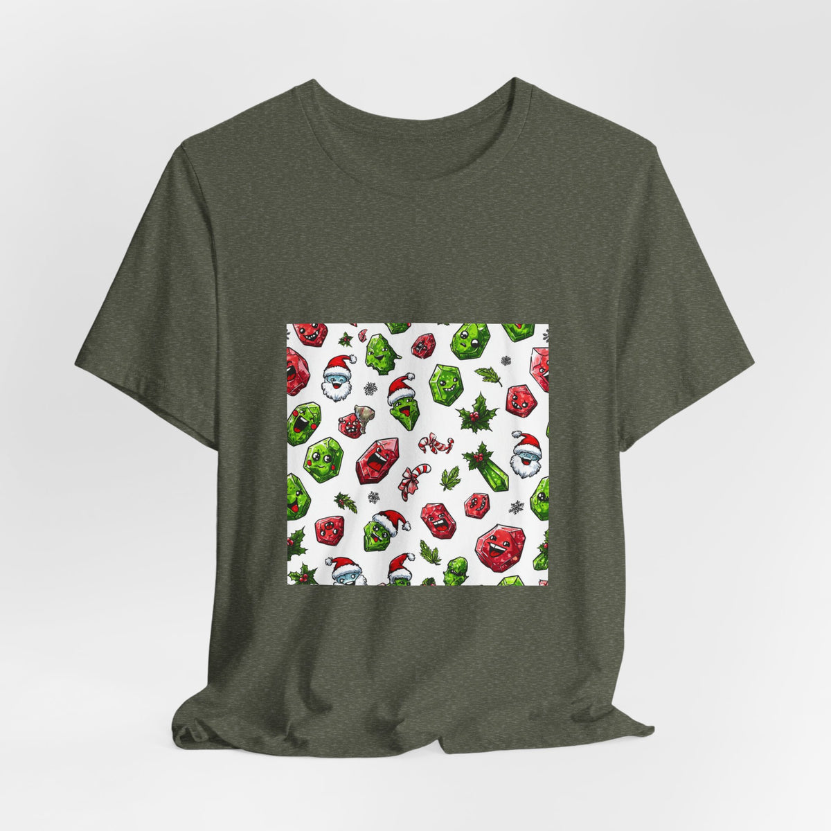 Christmas Crystal Cheer T-Shirt | Greens