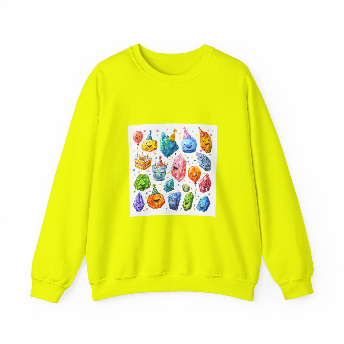 Crystal Birthday Party Crewneck | Earth Tones & Brights