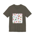 Pastel Christmas Crystal Friends T-Shirt | Greens