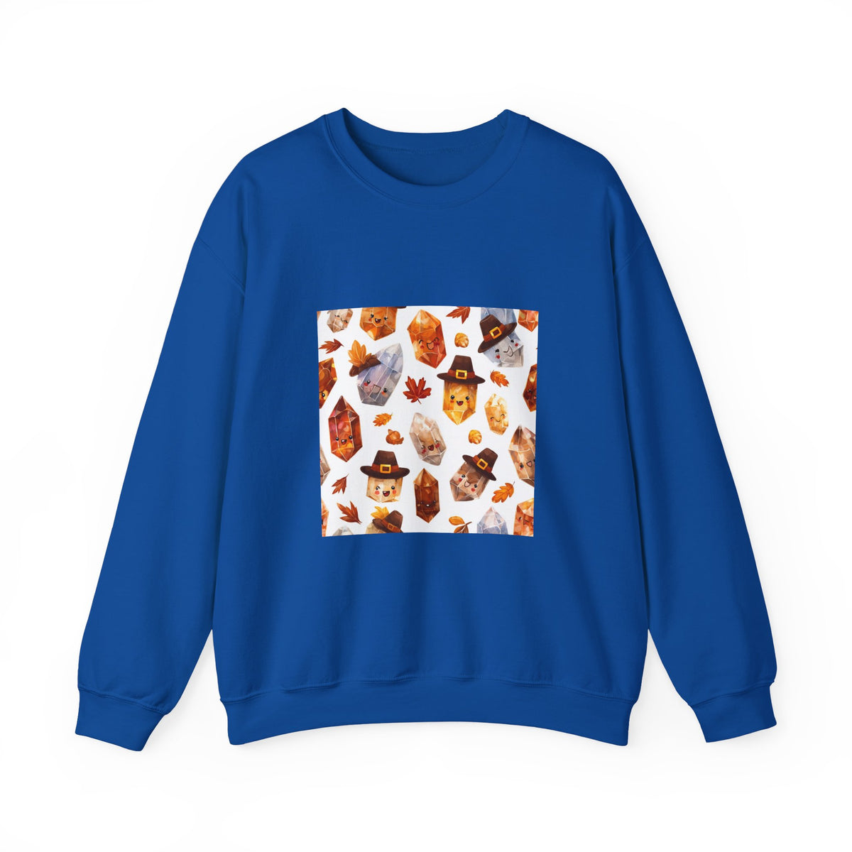 Thanksgiving Crystal Harvest Crewneck | Blues, Purples & Pinks