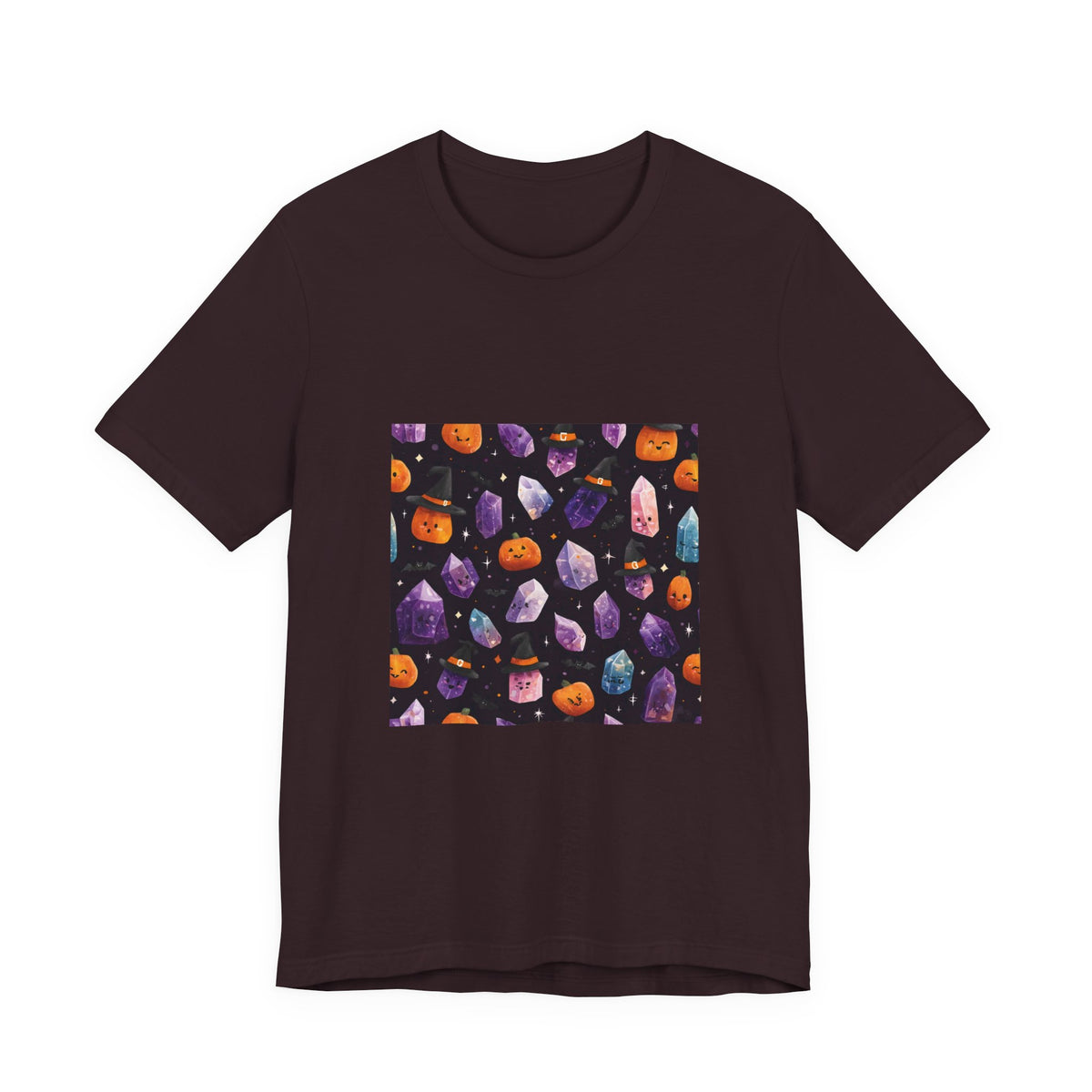 Halloween Crystal Party T-Shirt | Dark Neutrals & Reds