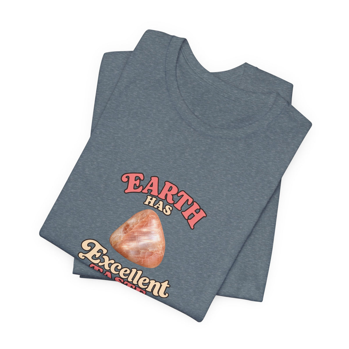 Earth Has Excellent Taste — Peach Moonstone Tee | Forest & Ocean