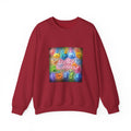 It's My Birthday Crystal Party Crewneck | Neutrals & Reds
