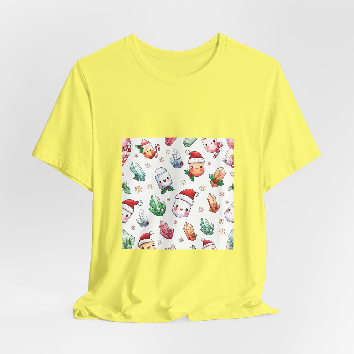 Pastel Christmas Crystal Friends T-Shirt | Golds, Mints & Teal