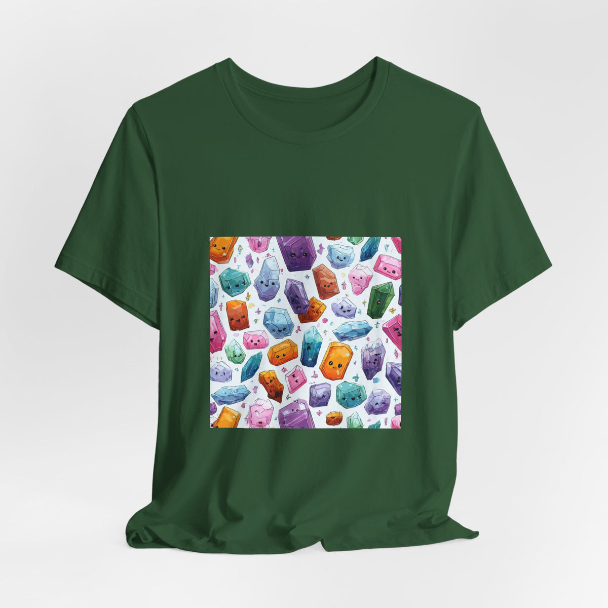 Pastel Crystal Friends T-Shirt | Forest & Ocean