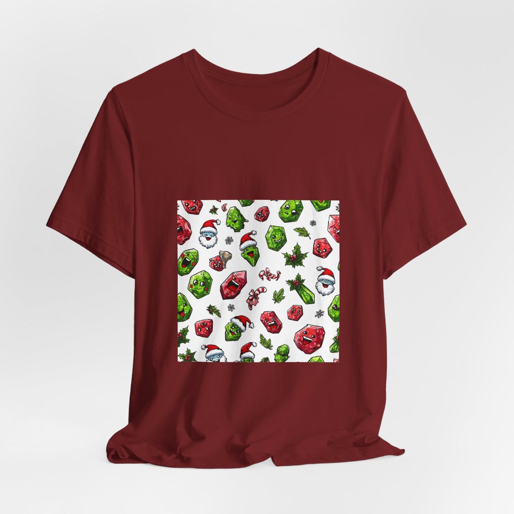 Christmas Crystal Cheer T-Shirt | Earthy Reds & Browns