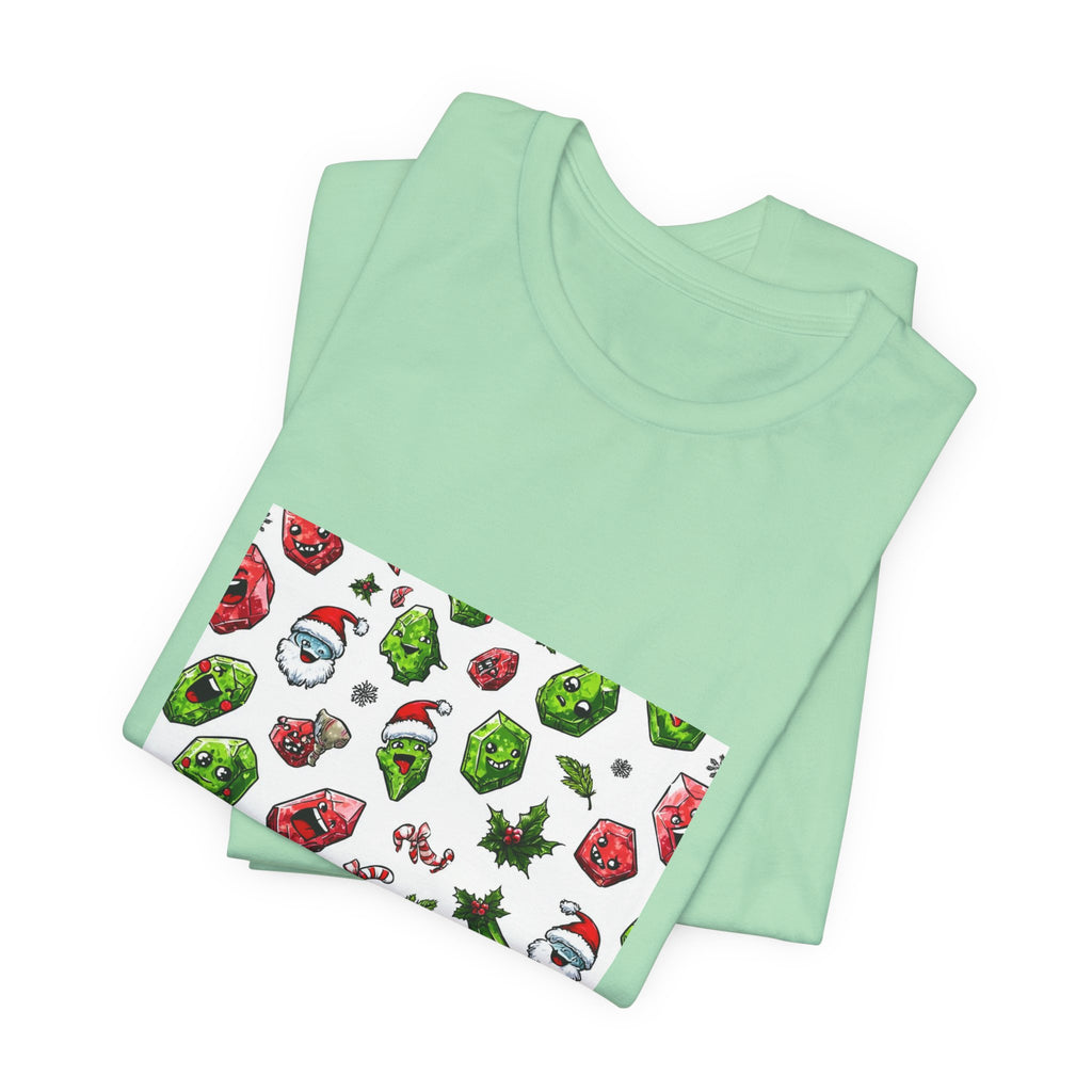 Christmas Crystal Cheer T-Shirt | Golds, Mints & Teal