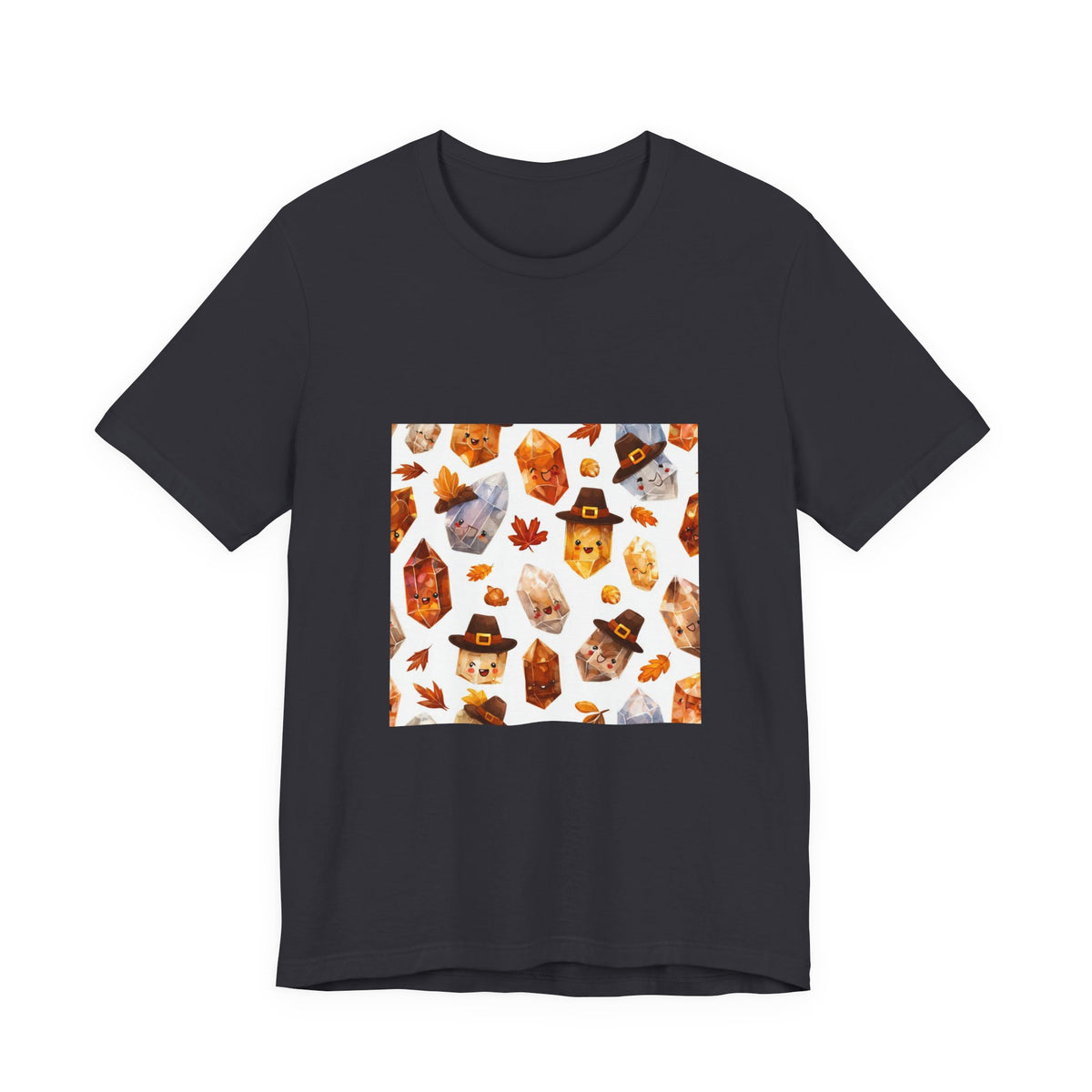 Thanksgiving Crystal Harvest T-Shirt | Dark Neutrals & Reds