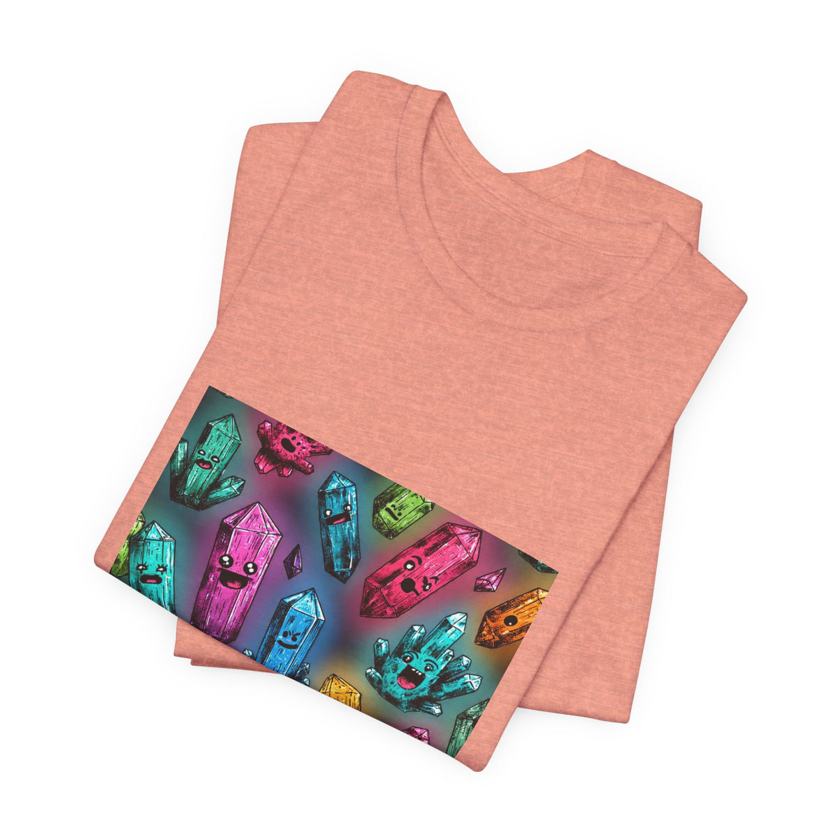 Colorful Crystal Characters T-Shirt | Pinks & Orchid