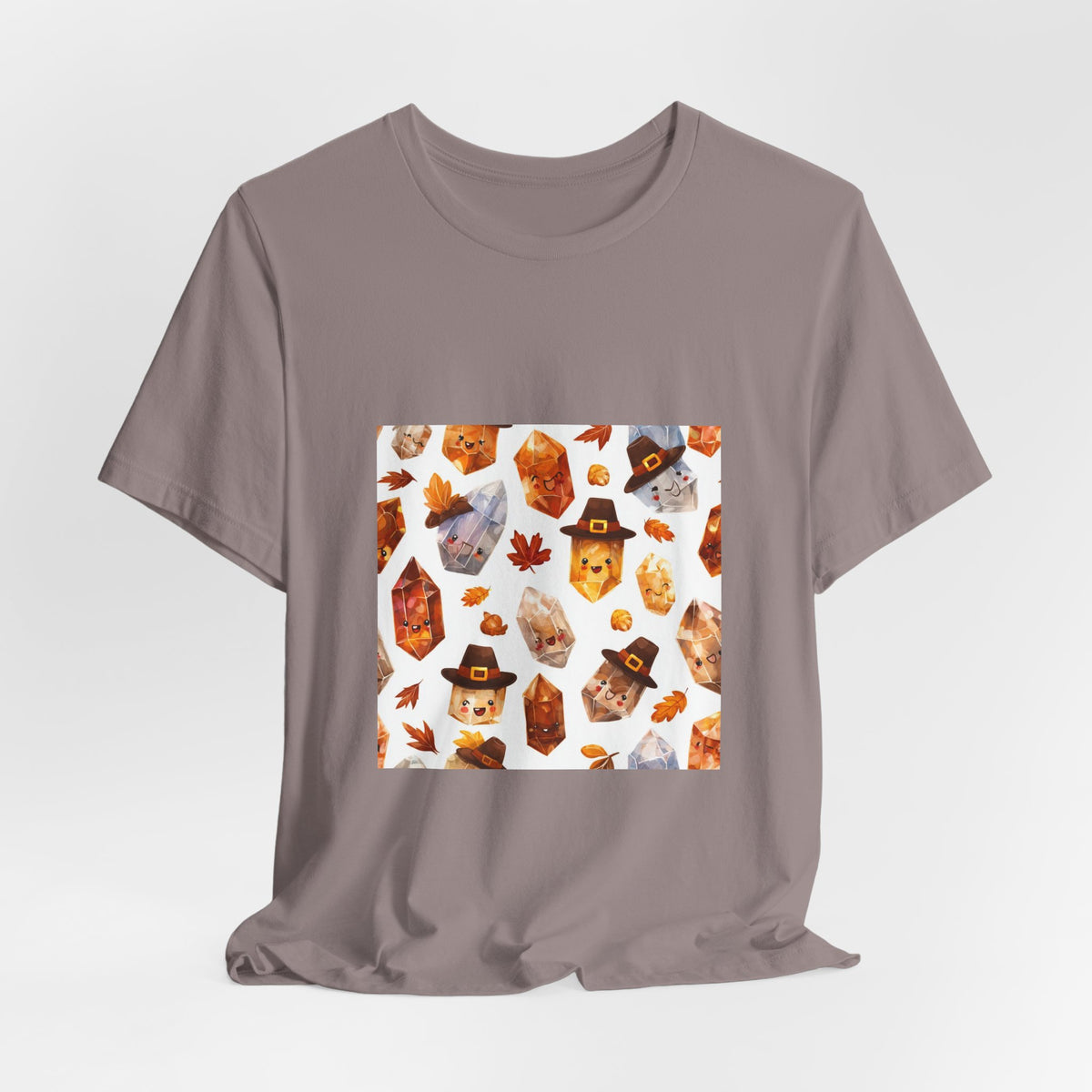 Thanksgiving Crystal Harvest T-Shirt | Sandy Neutrals & Oranges