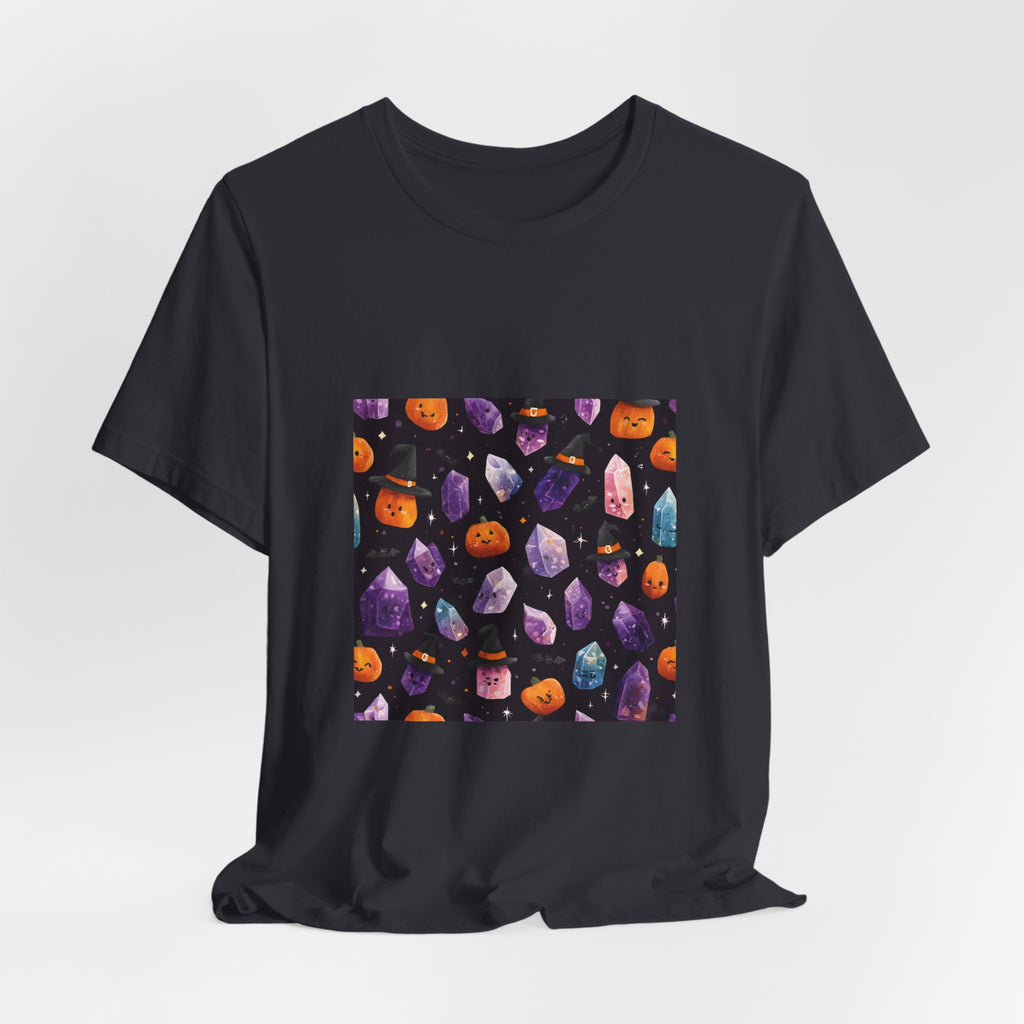Halloween Crystal Party T-Shirt | Dark Neutrals & Reds