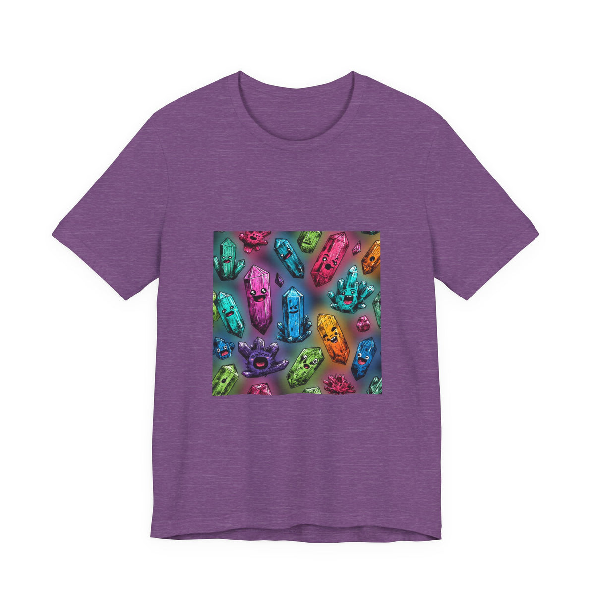 Colorful Crystal Characters T-Shirt | Royal, Navy & Purple