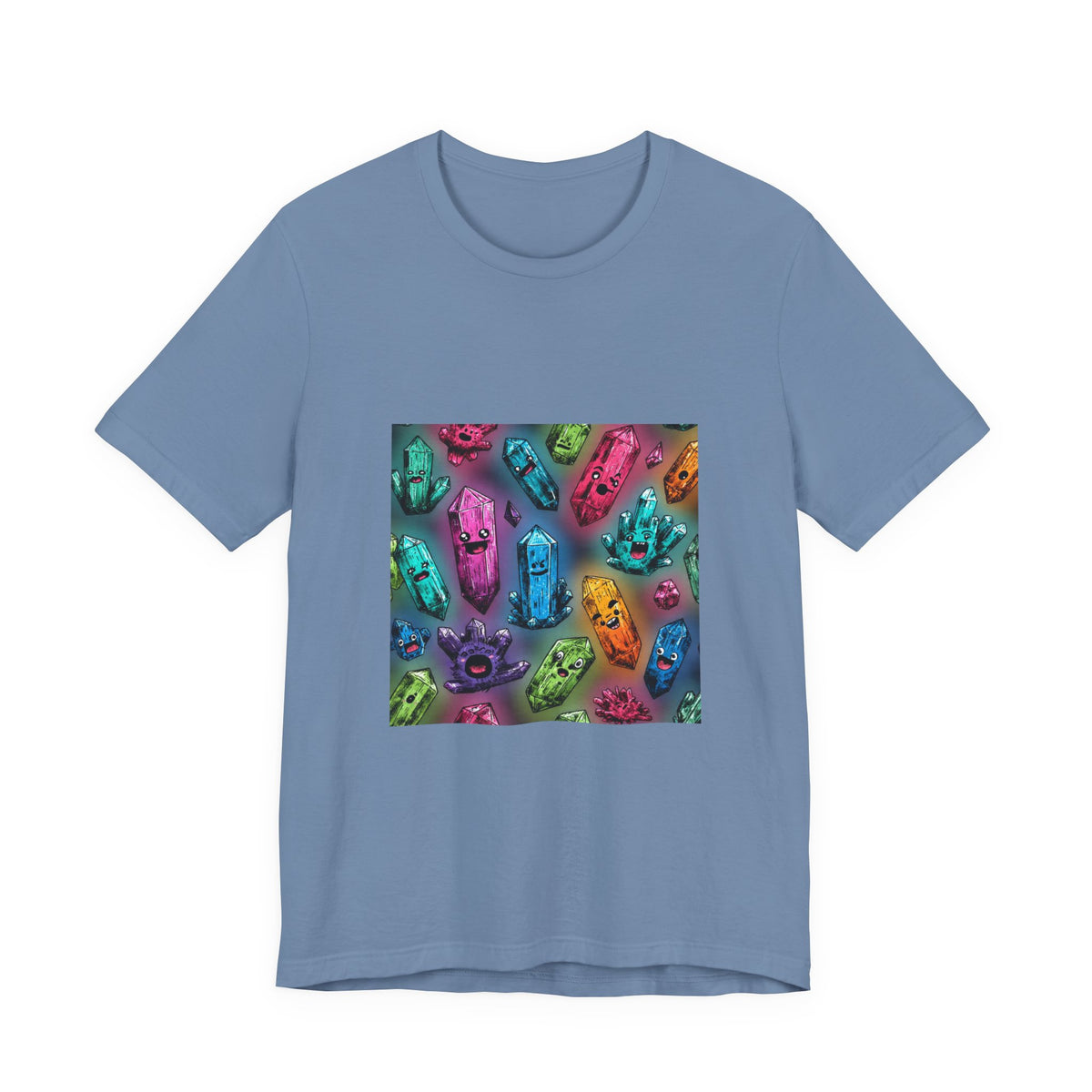 Colorful Crystal Characters T-Shirt | Forest & Ocean