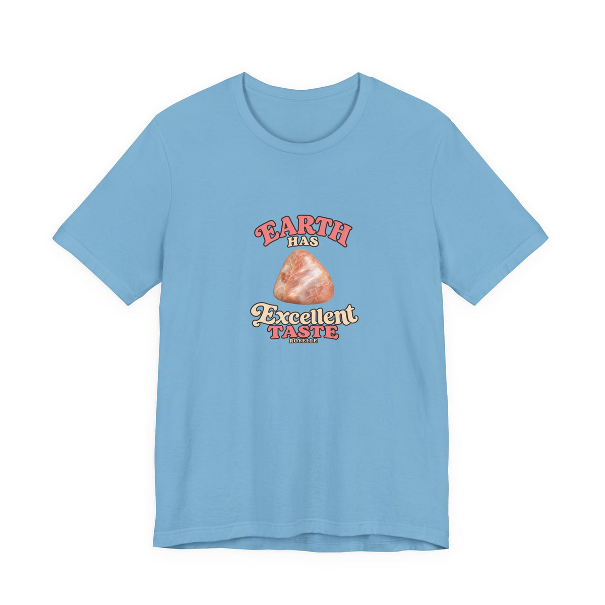 Earth Has Excellent Taste — Peach Moonstone Tee | Forest & Ocean