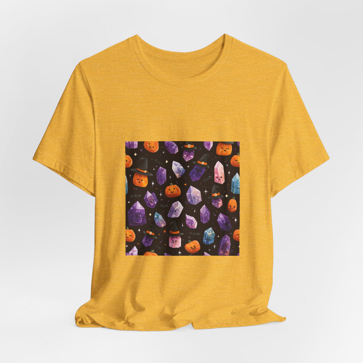 Halloween Crystal Party T-Shirt | Golds, Mints & Teal