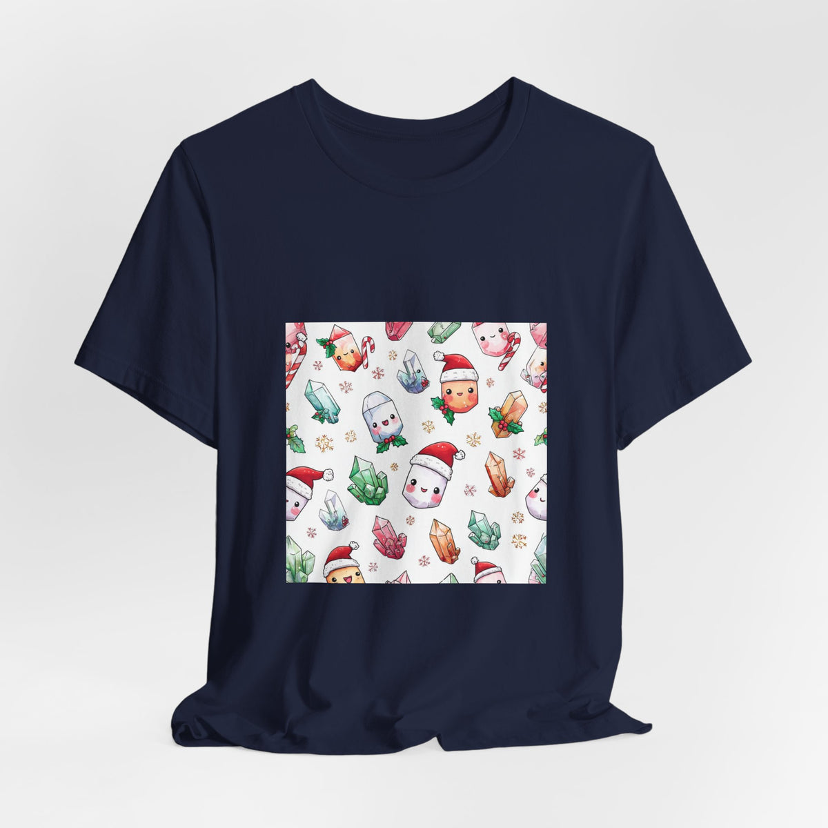 Pastel Christmas Crystal Friends T-Shirt | Royal, Navy & Purple