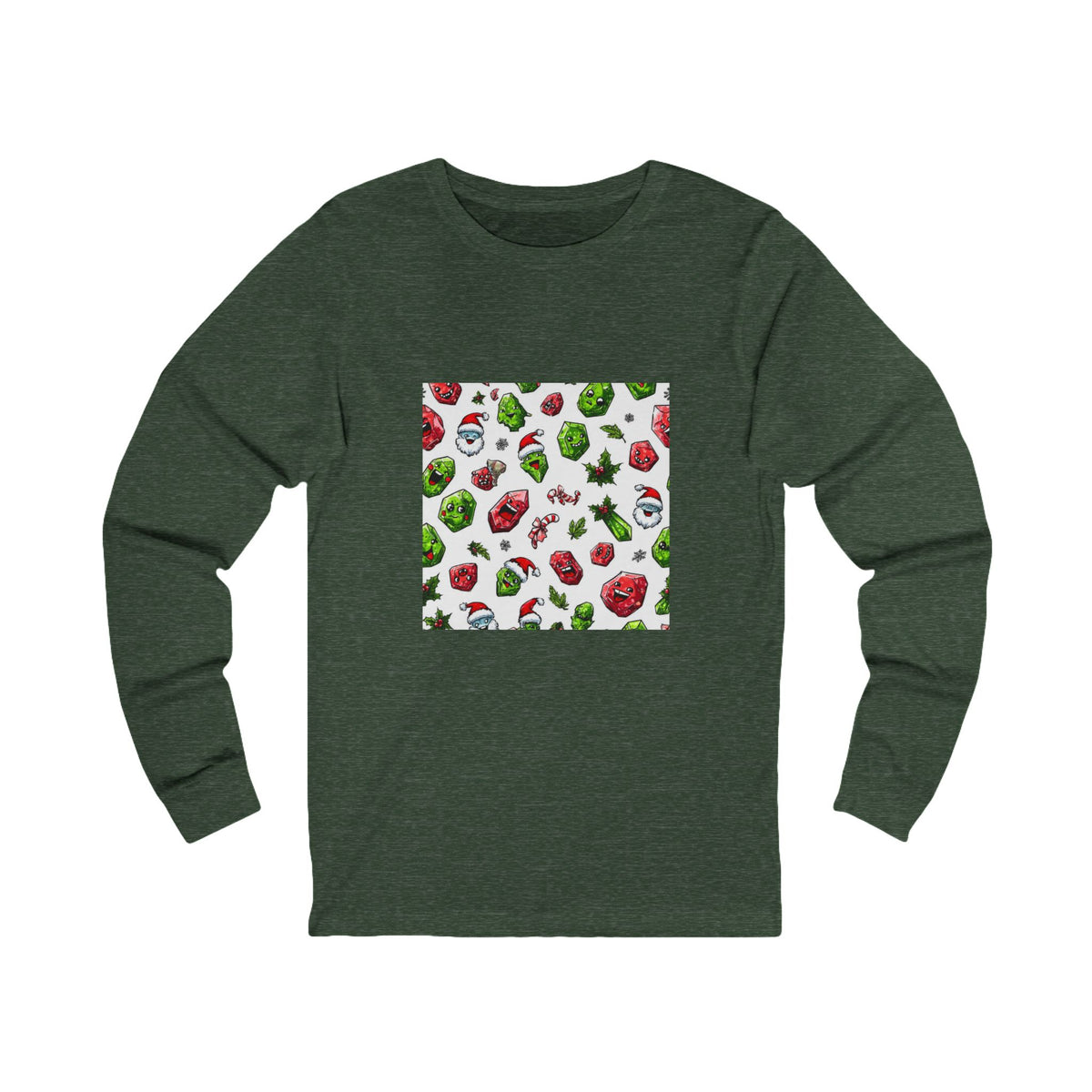 Christmas Crystal Cheer Long Sleeve T-Shirt