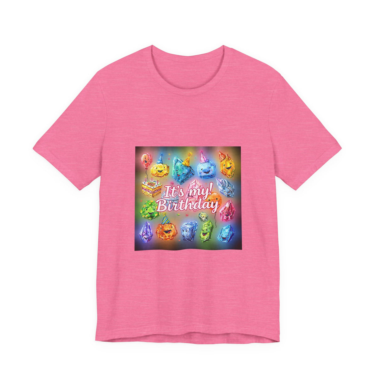 It's My Birthday Crystal Party T-Shirt | Pinks & Orchid