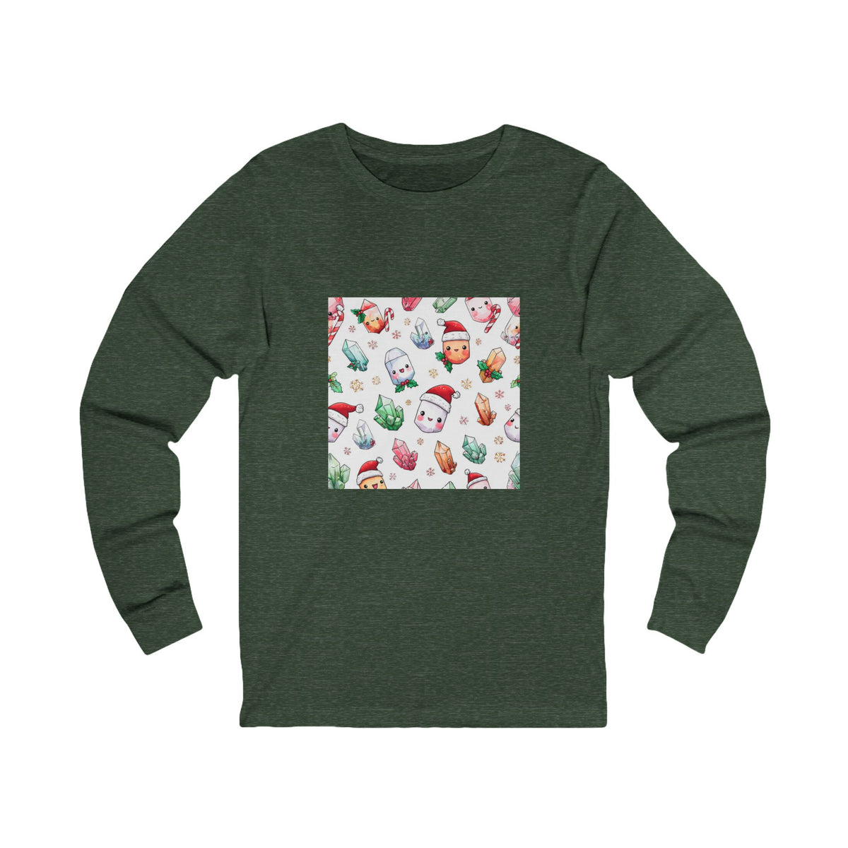 Pastel Christmas Crystal Friends Long Sleeve T-Shirt