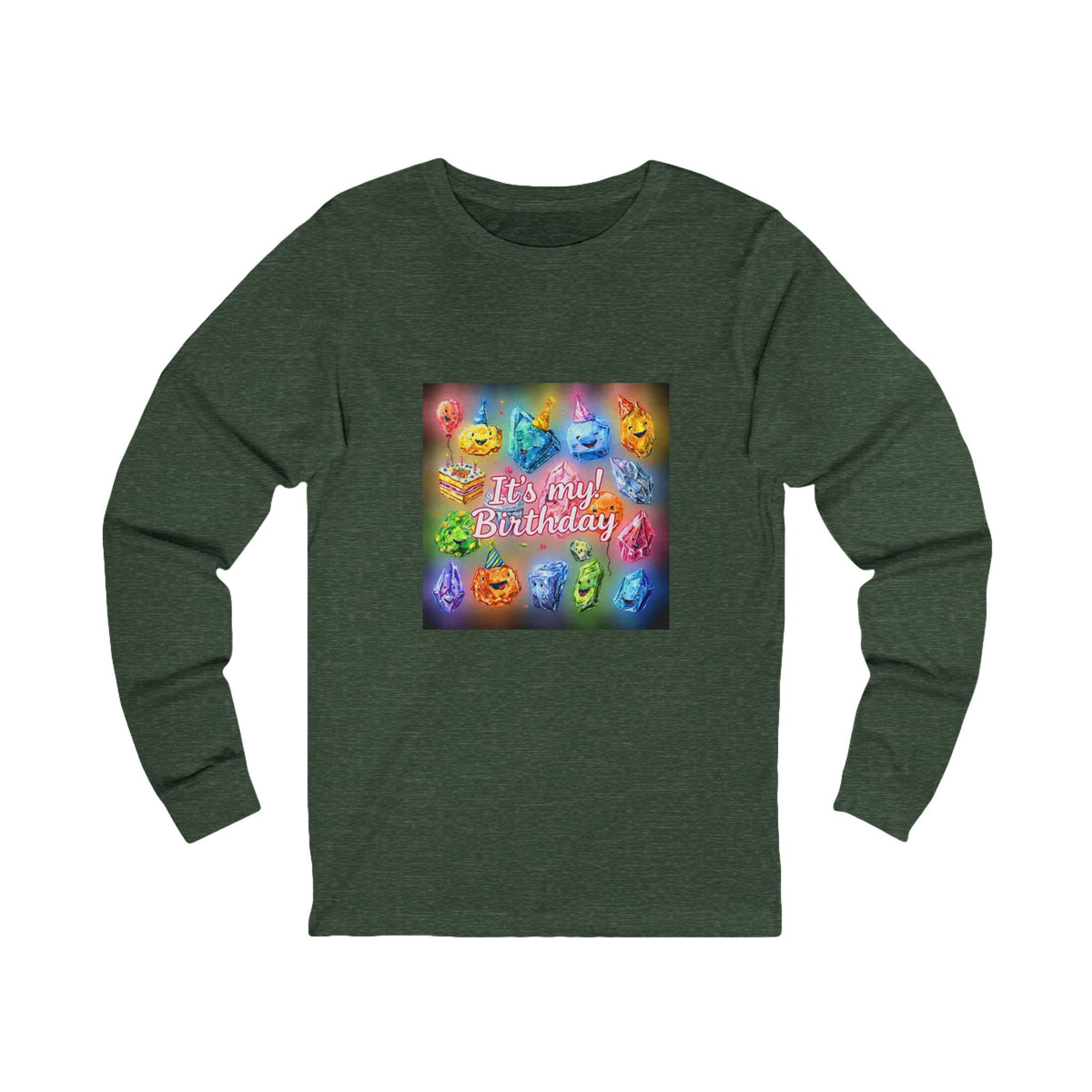 It's My Birthday Crystal Party Long Sleeve T-Shirt