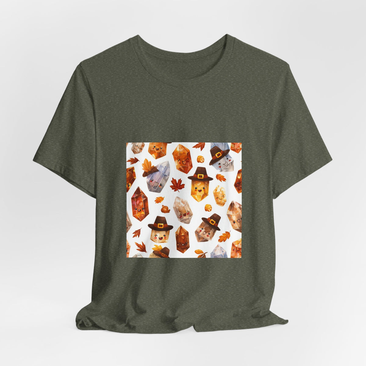 Thanksgiving Crystal Harvest T-Shirt | Greens