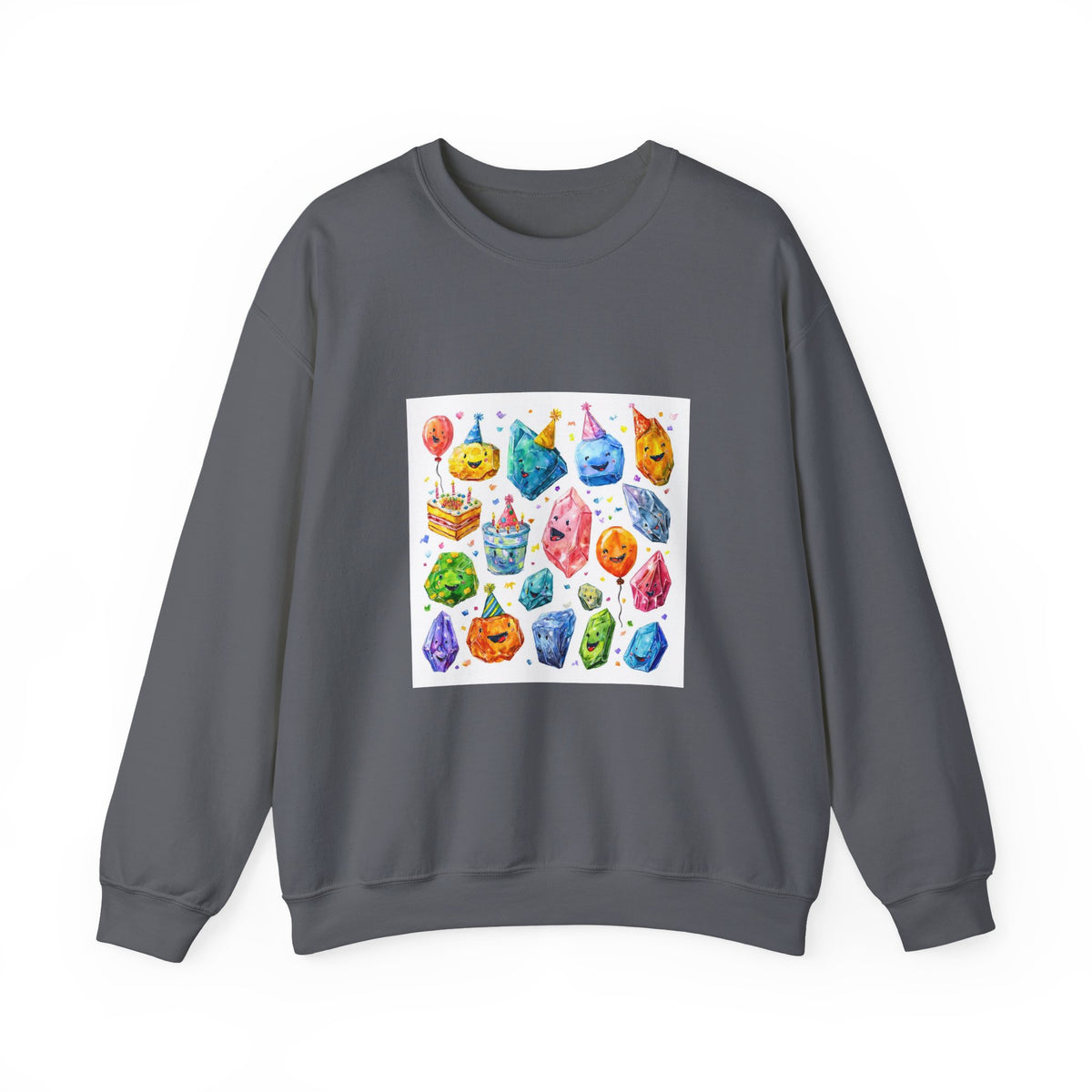 Crystal Birthday Party Crewneck | Neutrals & Reds