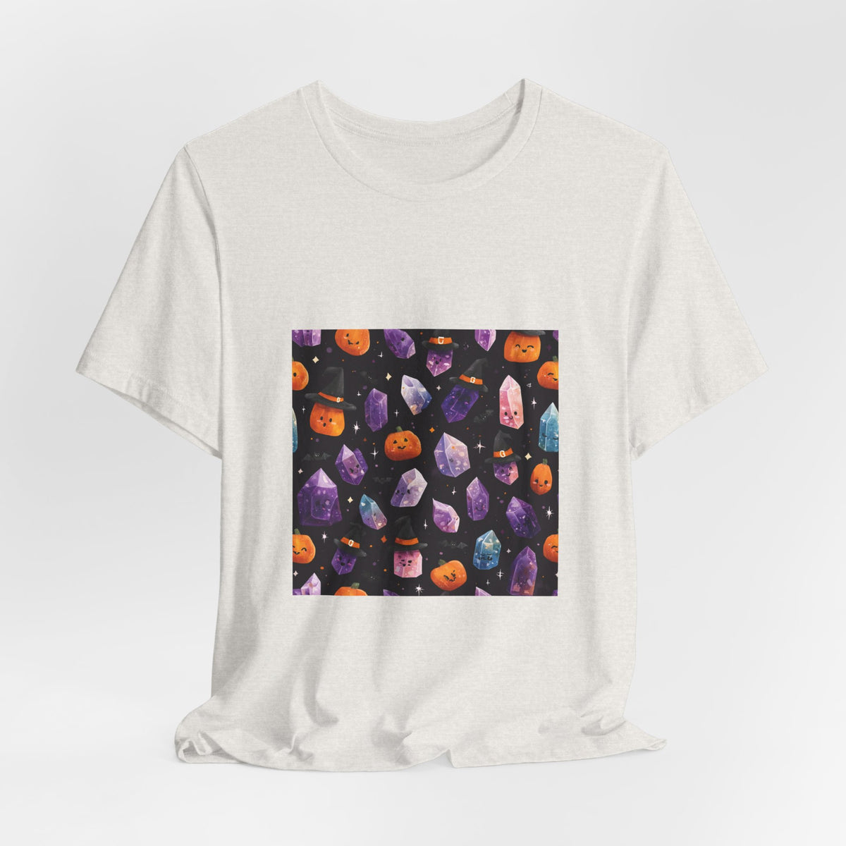 Halloween Crystal Party T-Shirt | Sandy Neutrals & Oranges