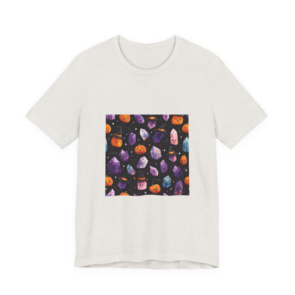 Halloween Crystal Party T-Shirt | Sandy Neutrals & Oranges