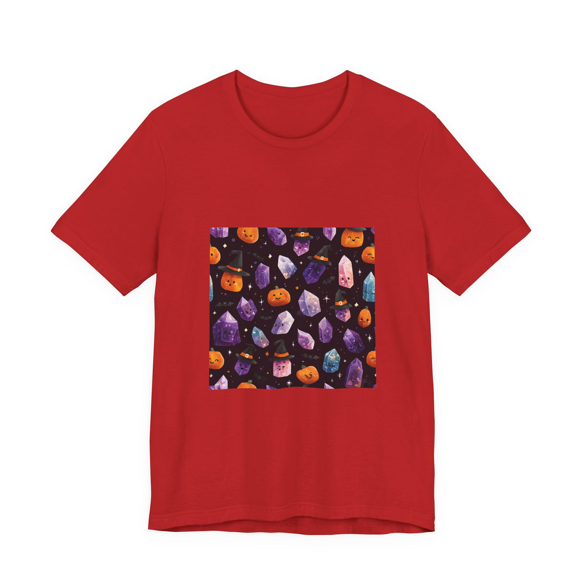 Halloween Crystal Party T-Shirt | Dark Neutrals & Reds