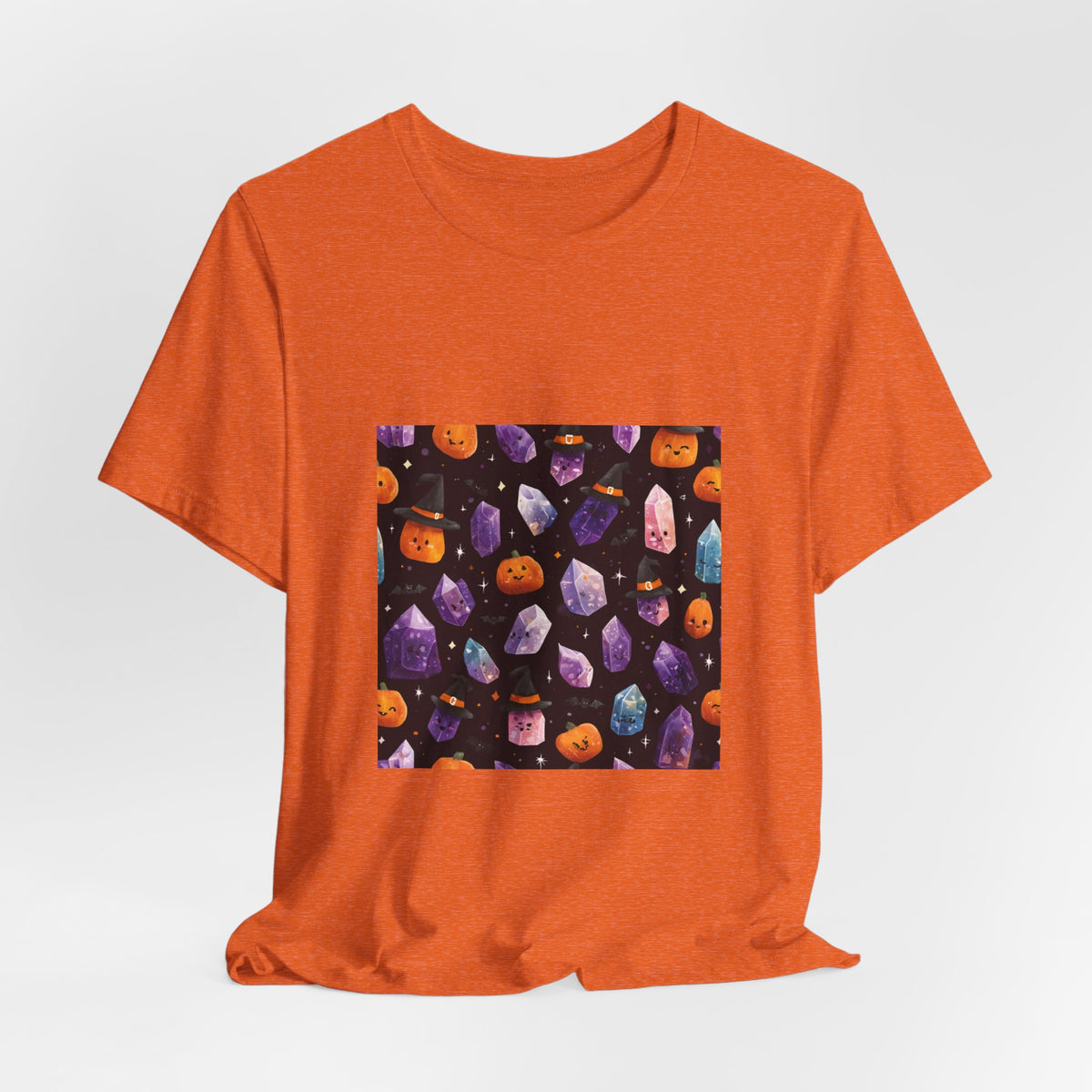 Halloween Crystal Party T-Shirt | Peach & Sunset