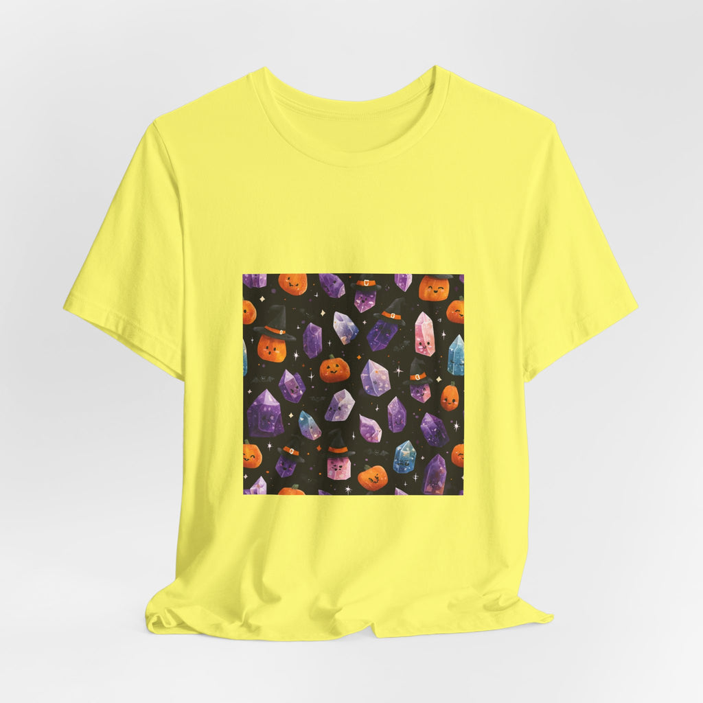Halloween Crystal Party T-Shirt | Golds, Mints & Teal