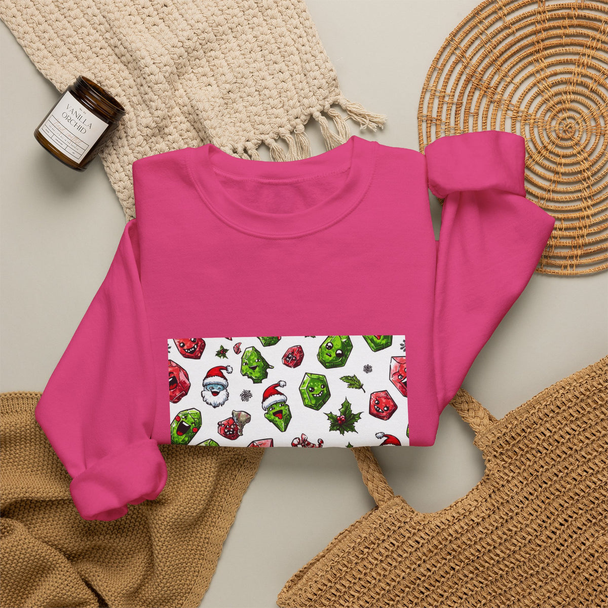 Christmas Crystal Cheer Crewneck | Blues, Purples & Pinks