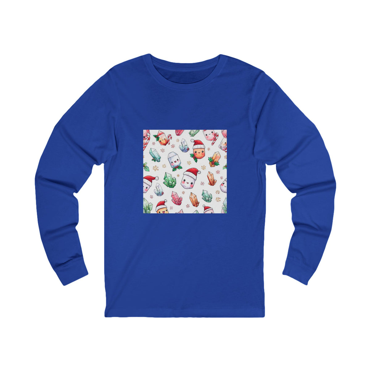 Pastel Christmas Crystal Friends Long Sleeve T-Shirt