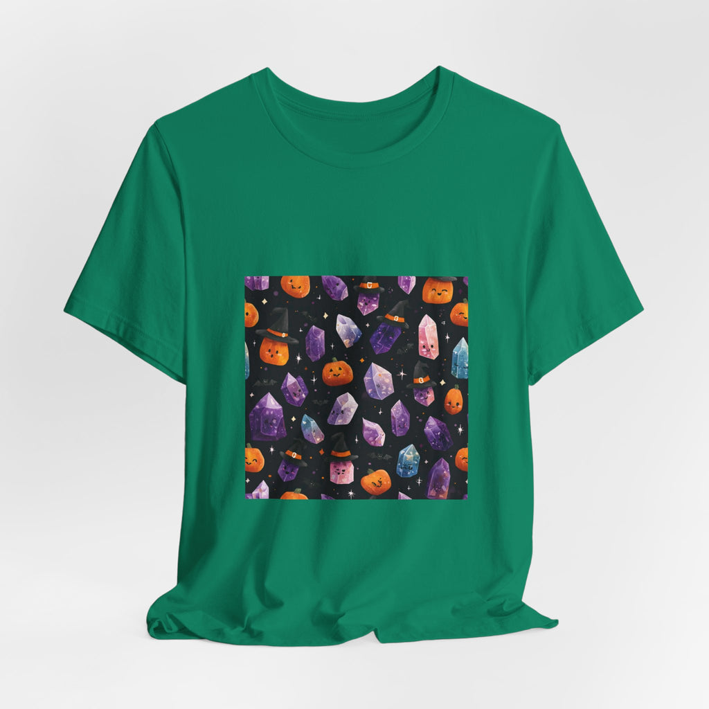 Halloween Crystal Party T-Shirt | Greens