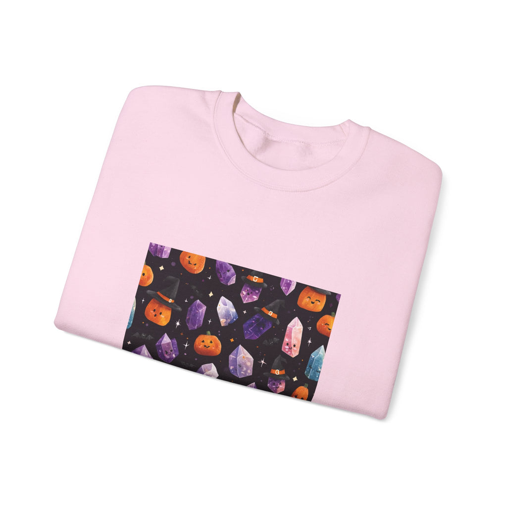 Halloween Crystal Party Crewneck | Blues, Purples & Pinks