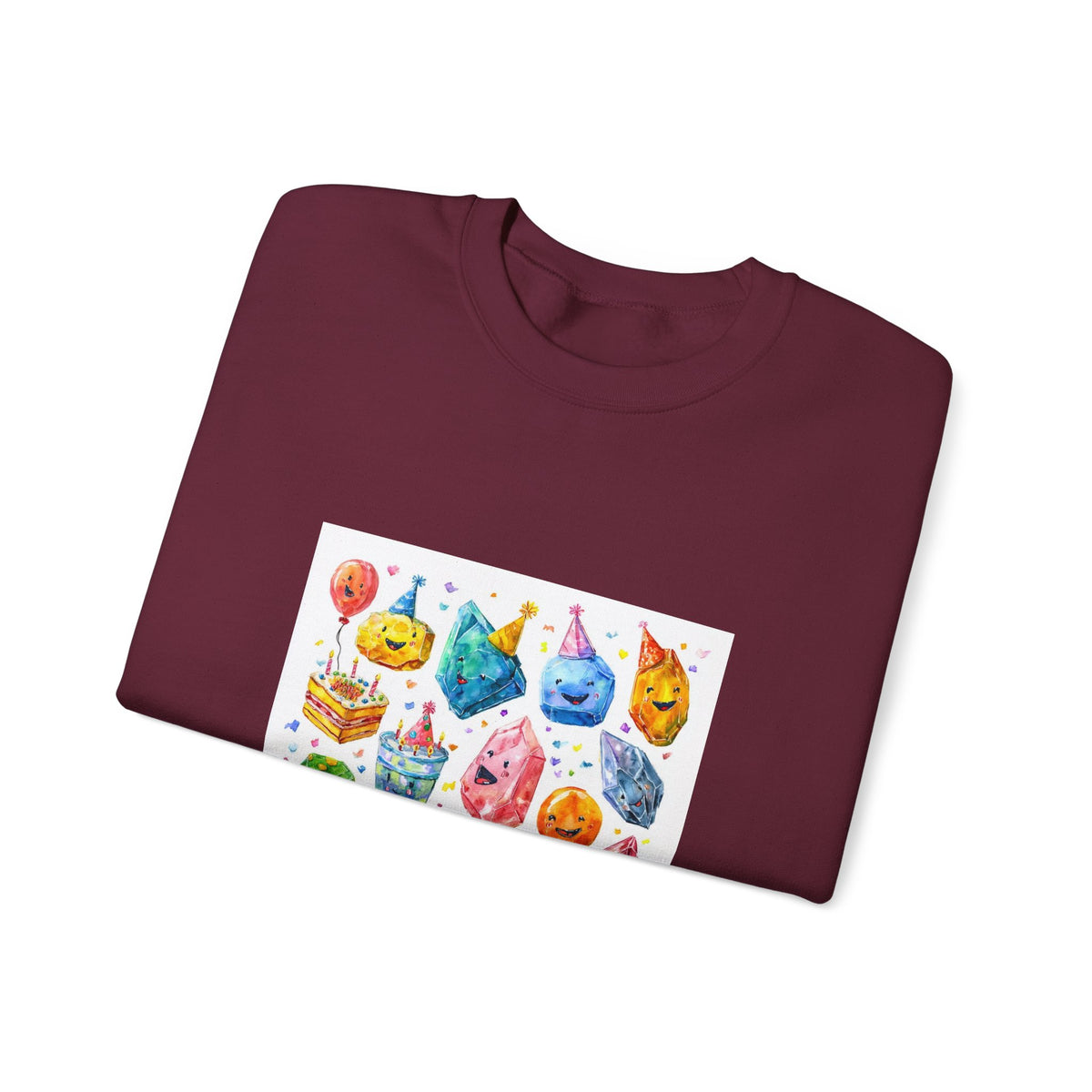 Crystal Birthday Party Crewneck | Earth Tones & Brights