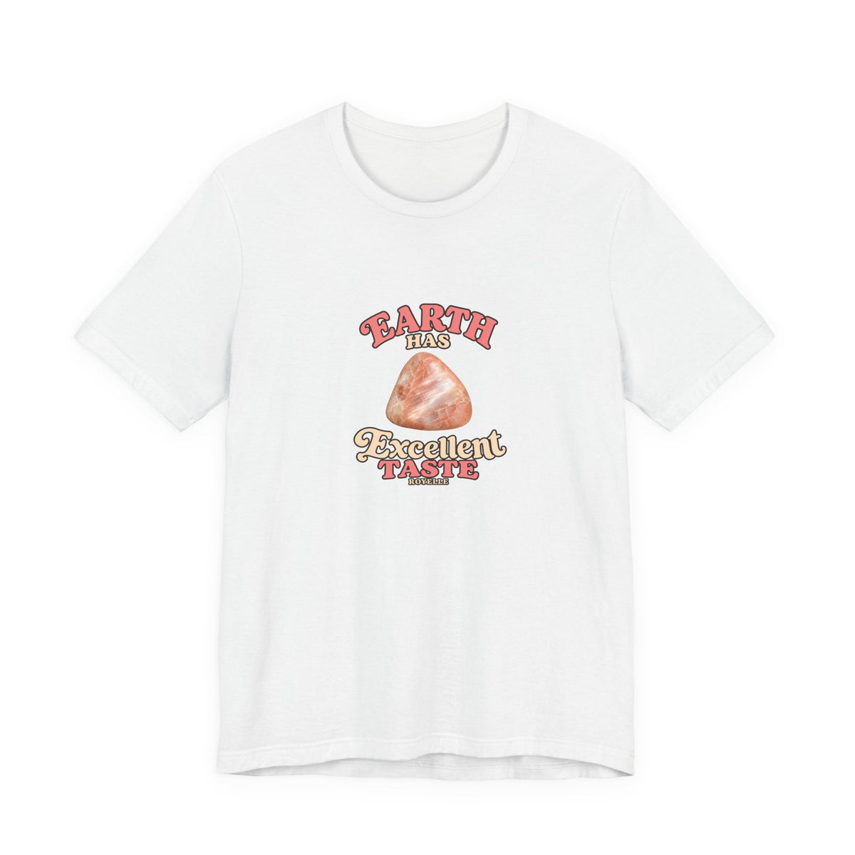 Earth Has Excellent Taste — Peach Moonstone Tee | Light Neutrals