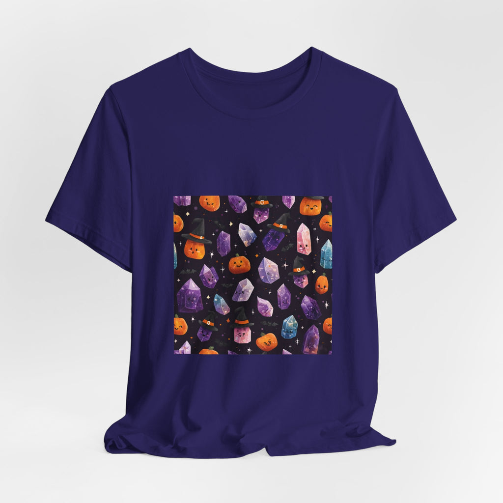 Halloween Crystal Party T-Shirt | Royal, Navy & Purple