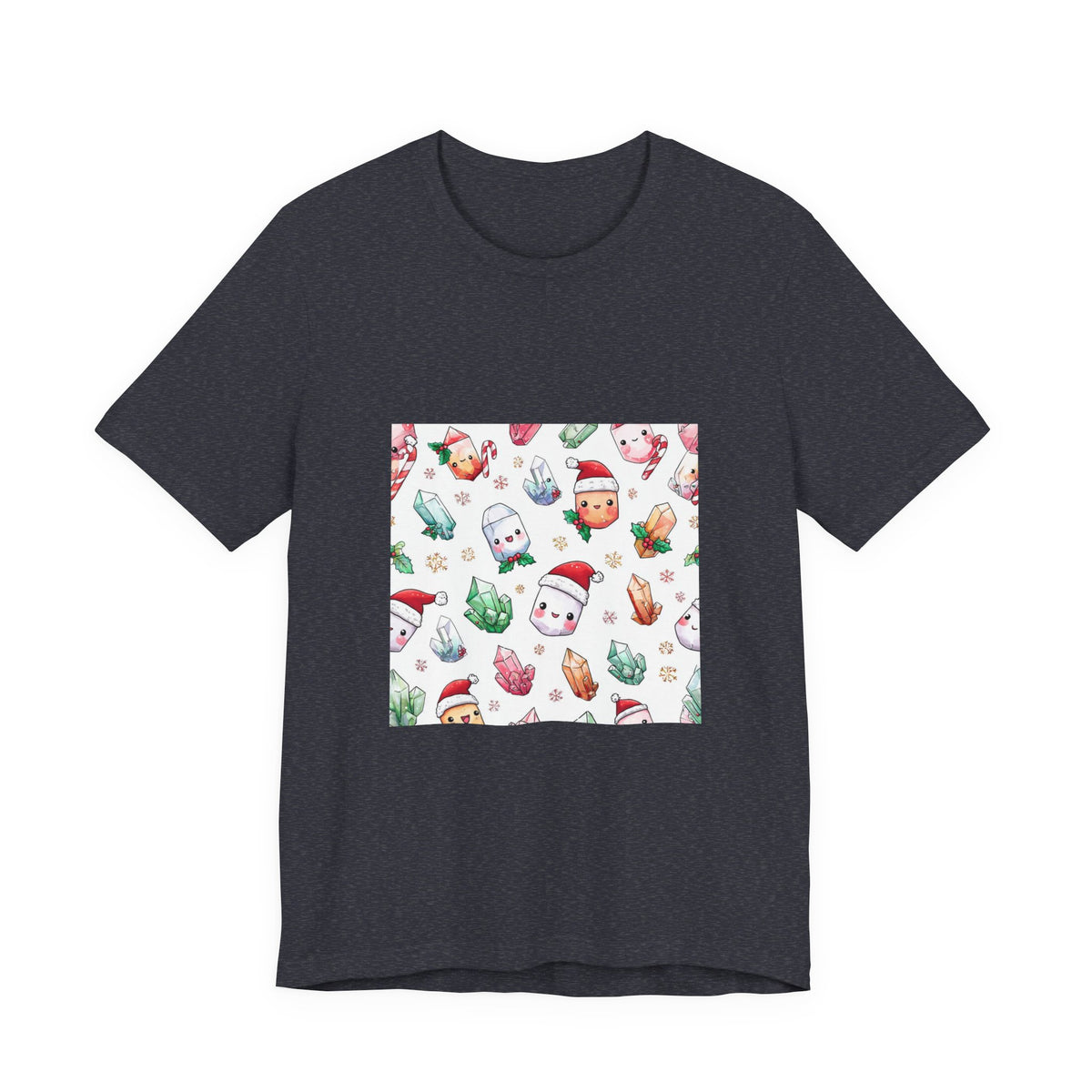 Pastel Christmas Crystal Friends T-Shirt | Royal, Navy & Purple