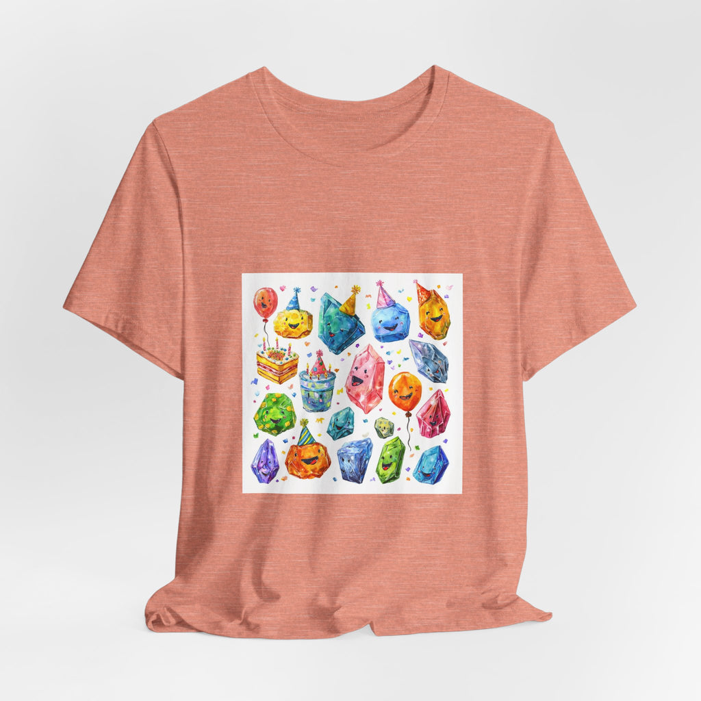Copy of Earth Has Excellent Taste — Peach Moonstone Tee | Pinks & Orchid