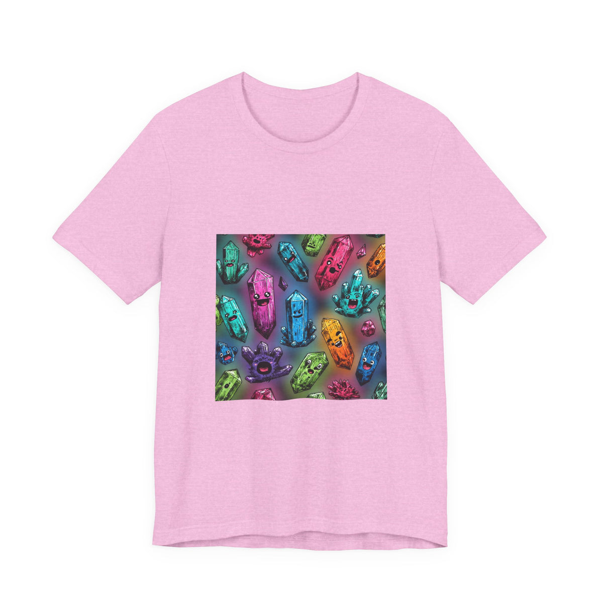 Colorful Crystal Characters T-Shirt | Pinks & Orchid