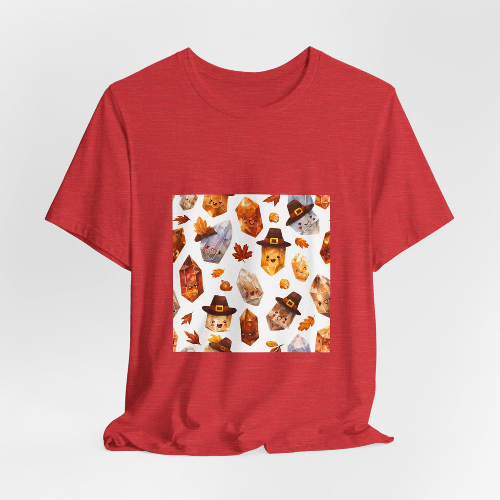 Thanksgiving Crystal Harvest T-Shirt | Dark Neutrals & Reds