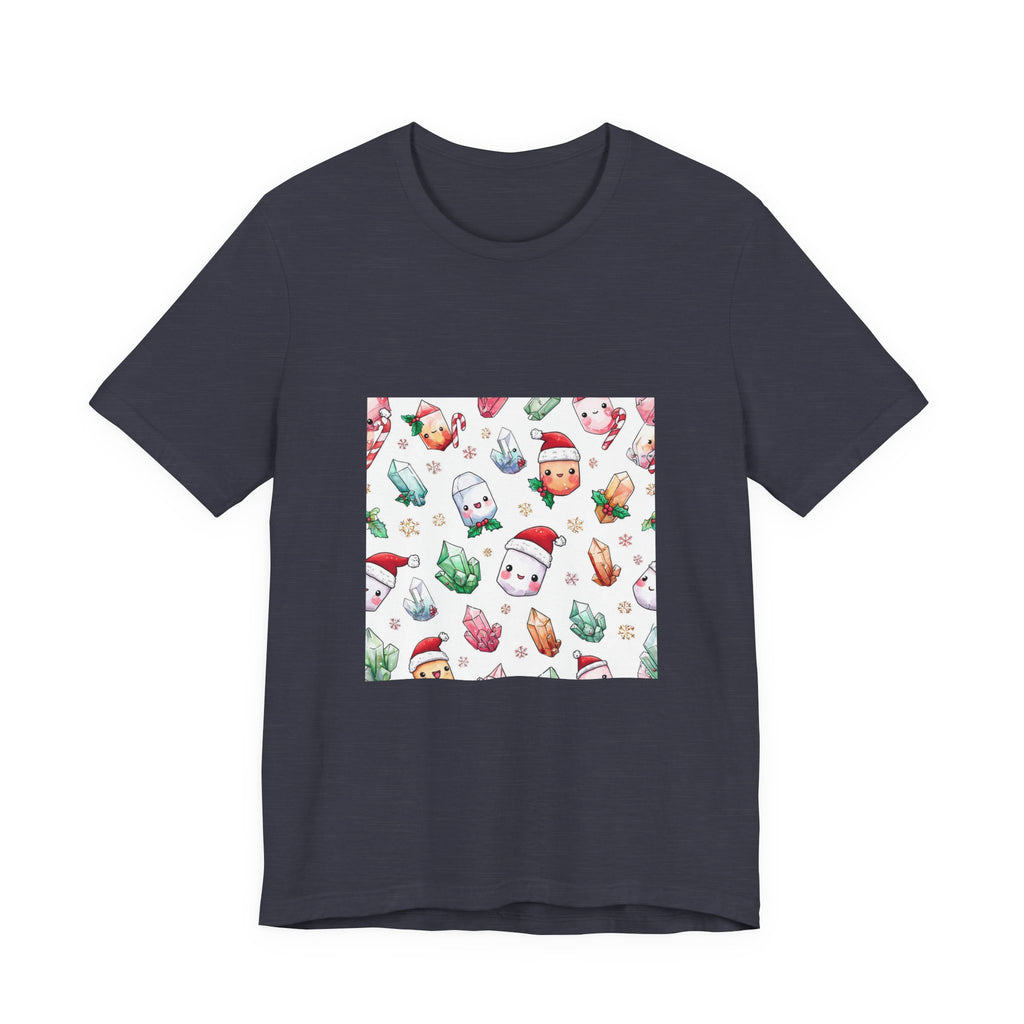 Pastel Christmas Crystal Friends T-Shirt | Royal, Navy & Purple