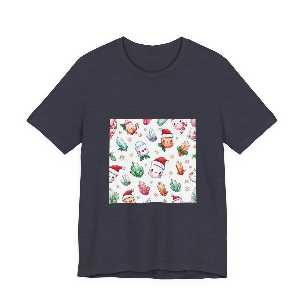 Pastel Christmas Crystal Friends T-Shirt | Royal, Navy & Purple