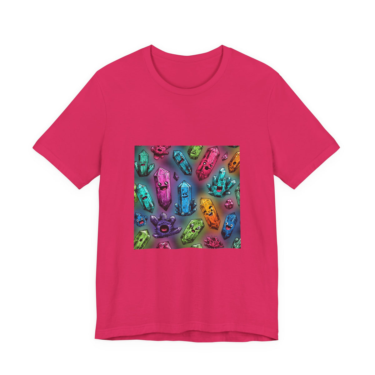 Colorful Crystal Characters T-Shirt | Pinks & Orchid