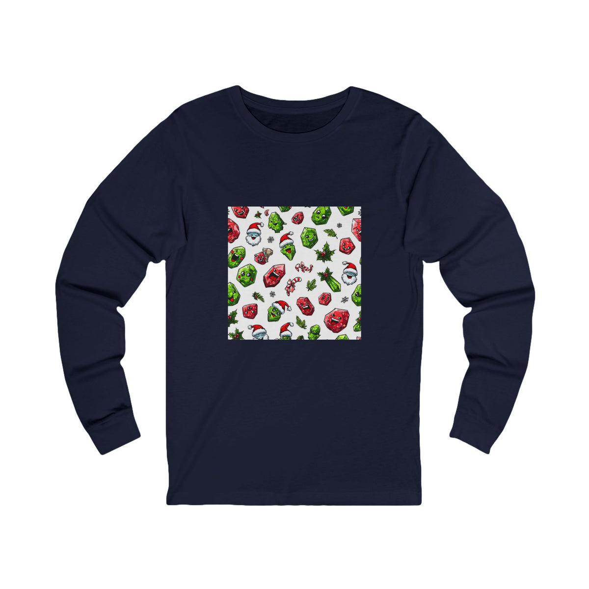 Christmas Crystal Cheer Long Sleeve T-Shirt