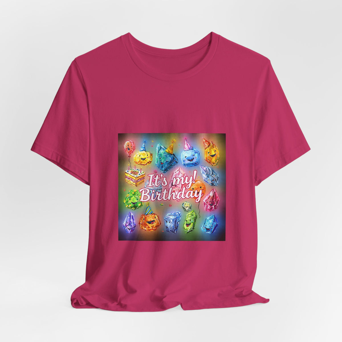 It's My Birthday Crystal Party T-Shirt | Pinks & Orchid